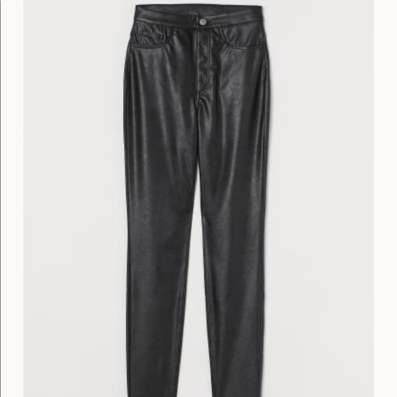 H&M Pants - H&M faux leather pants